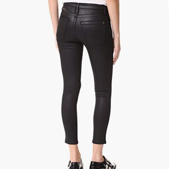 James jeans  twiggy ankle zip oil slicked size 28 - Picture 4 of 14